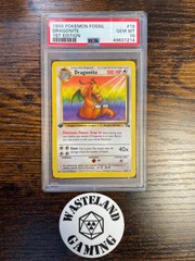 1999 Pokemon Fossil 19 Dragonite 1st Edition PSA 10 49631214